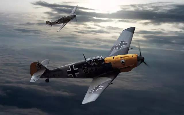 浴血长空德系bf109e4初次尝试第一人称视角