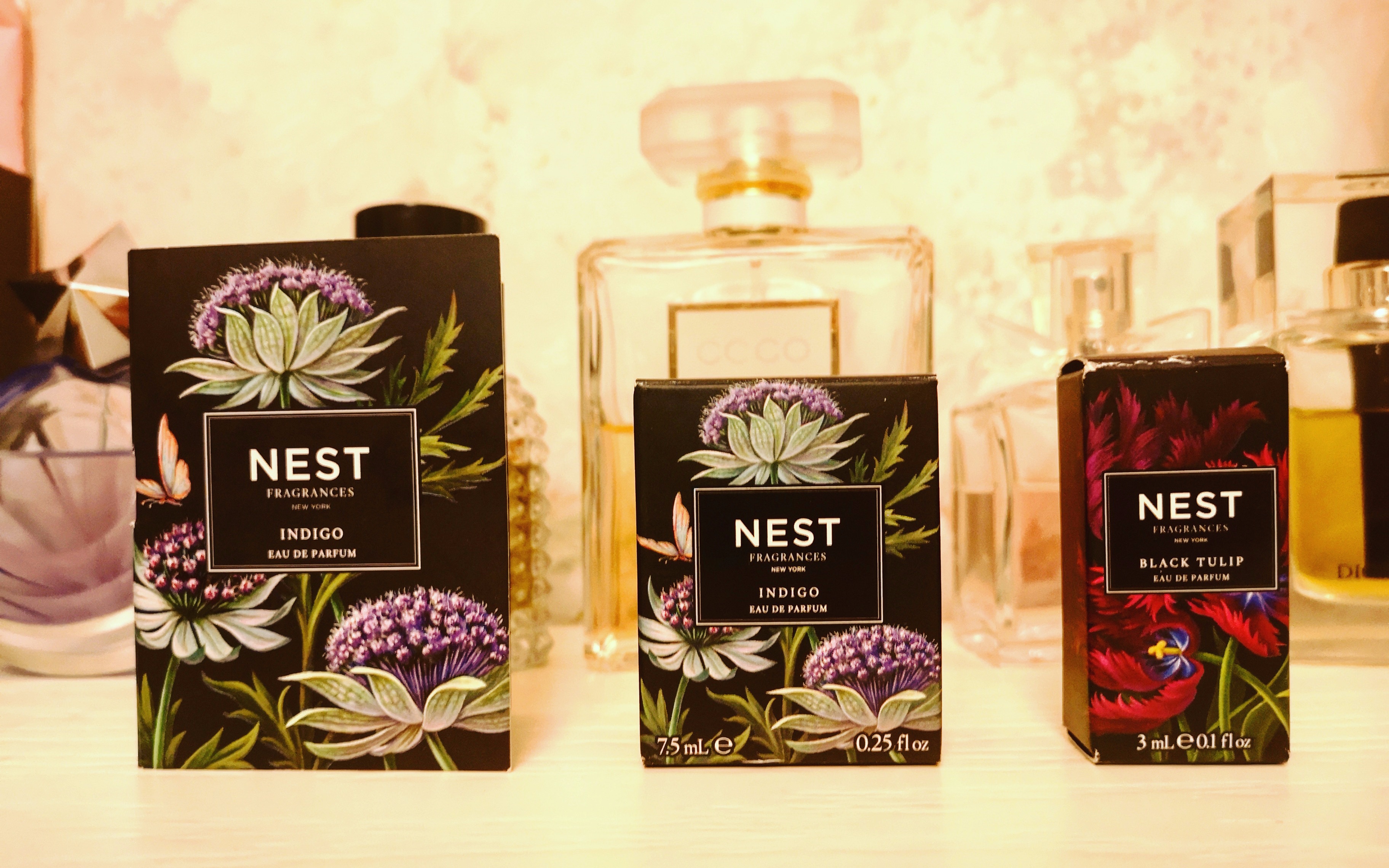 卡欧哩酱nest香水indigo槐蓝blacktulip黑色郁金香测评清新宝藏香可甜