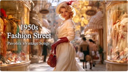 1950年代秋日欧洲时尚大街漫步??｜☕️ Pavolira 的怀旧金曲
