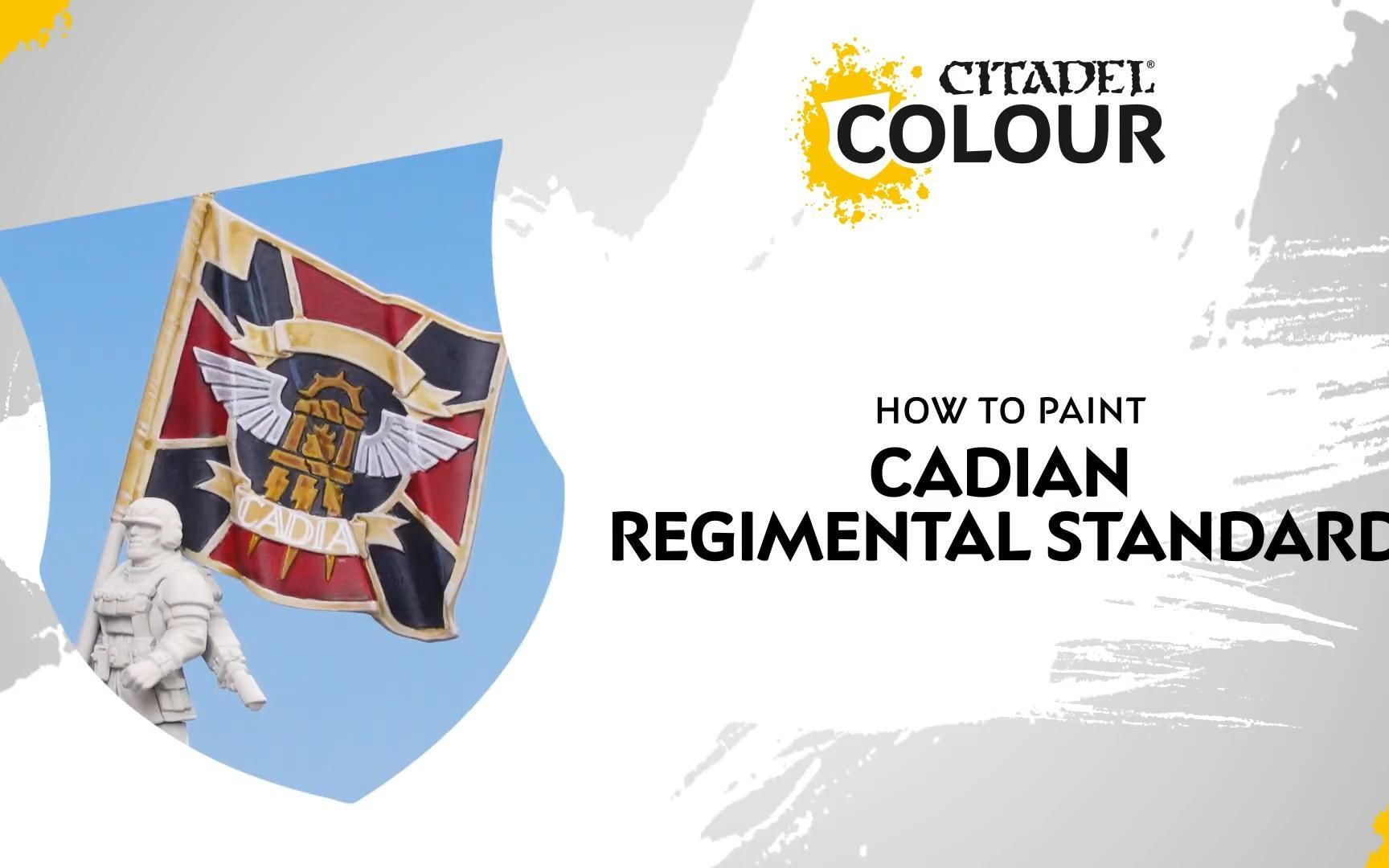 战锤涂装 | 星界军 卡迪亚兵团旗帜