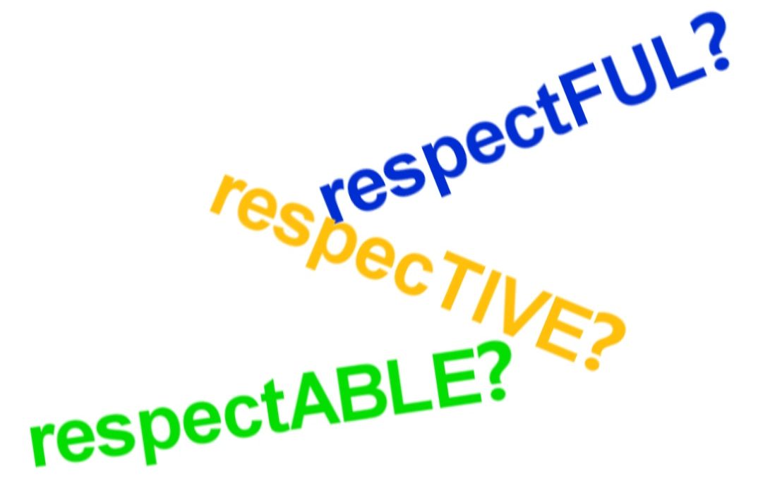 [图]respectful，respectable，respective别再用错了！王某硬核极简英语词汇教学