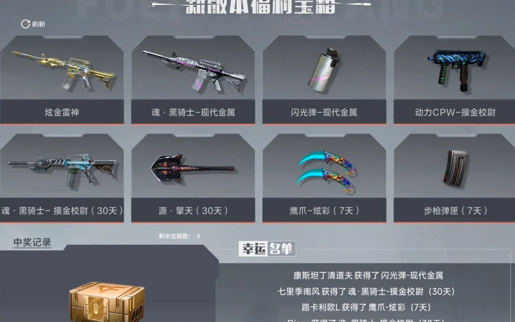 穿越火线24赛季炫金雷神