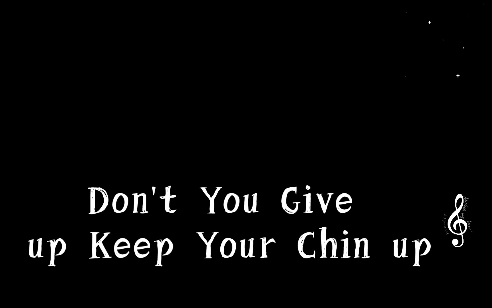 [图]【英文推歌】《Happy》|Don't You Give up Keep Your Chin up|每天都要加油哦！