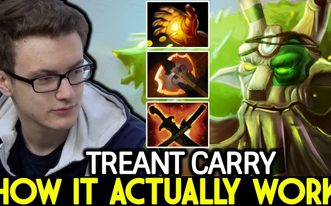 【dota2】miracle- 双刀狂战 物理流的树精卫士 by dota2 highschool