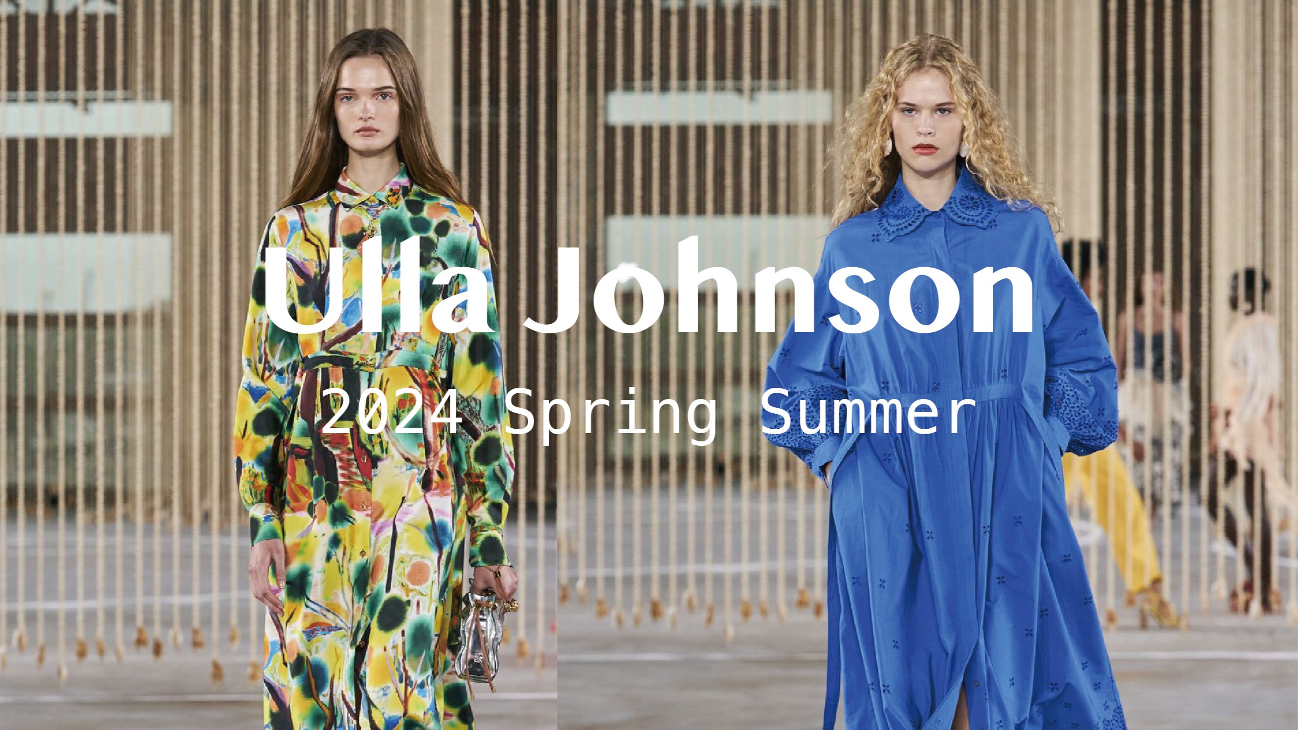 Ulla Johnson春夏 印花与简约的完美平衡哔哩哔哩bilibili