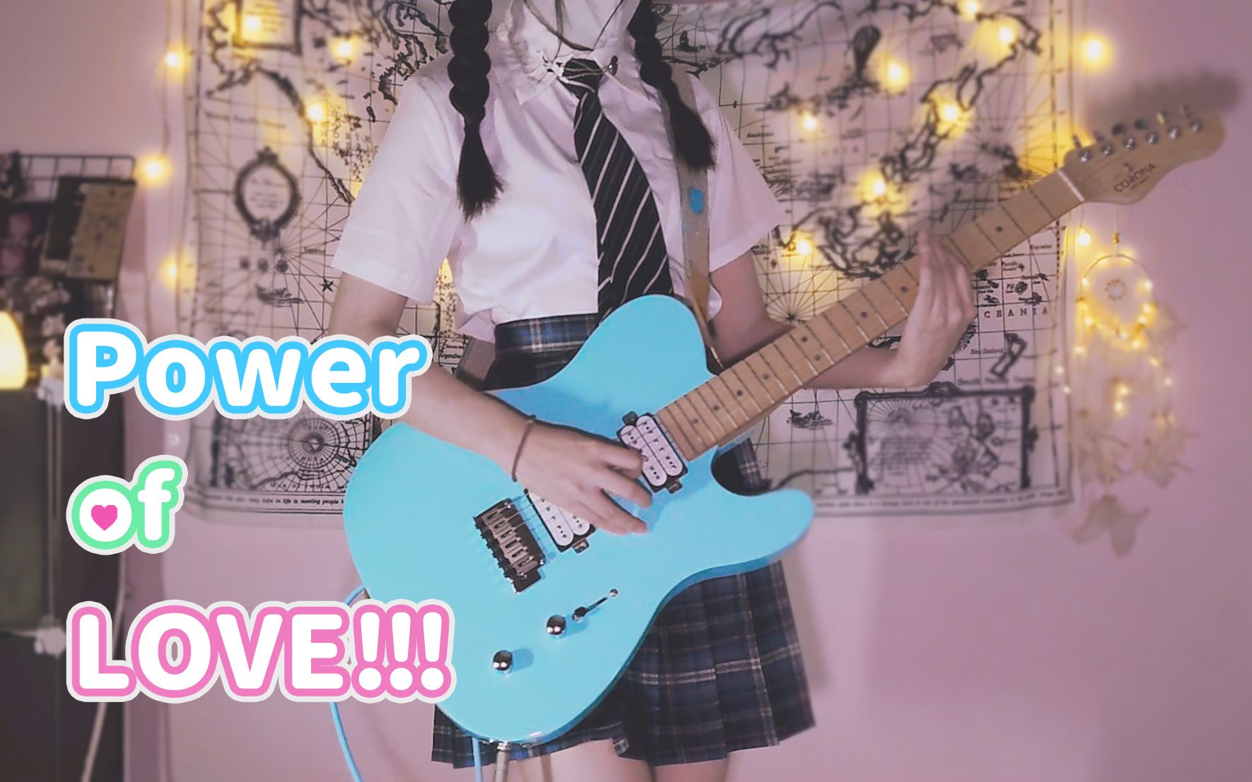 [图]Pastel＊Palettes「Power of LOVE!!!」电吉他 Cover