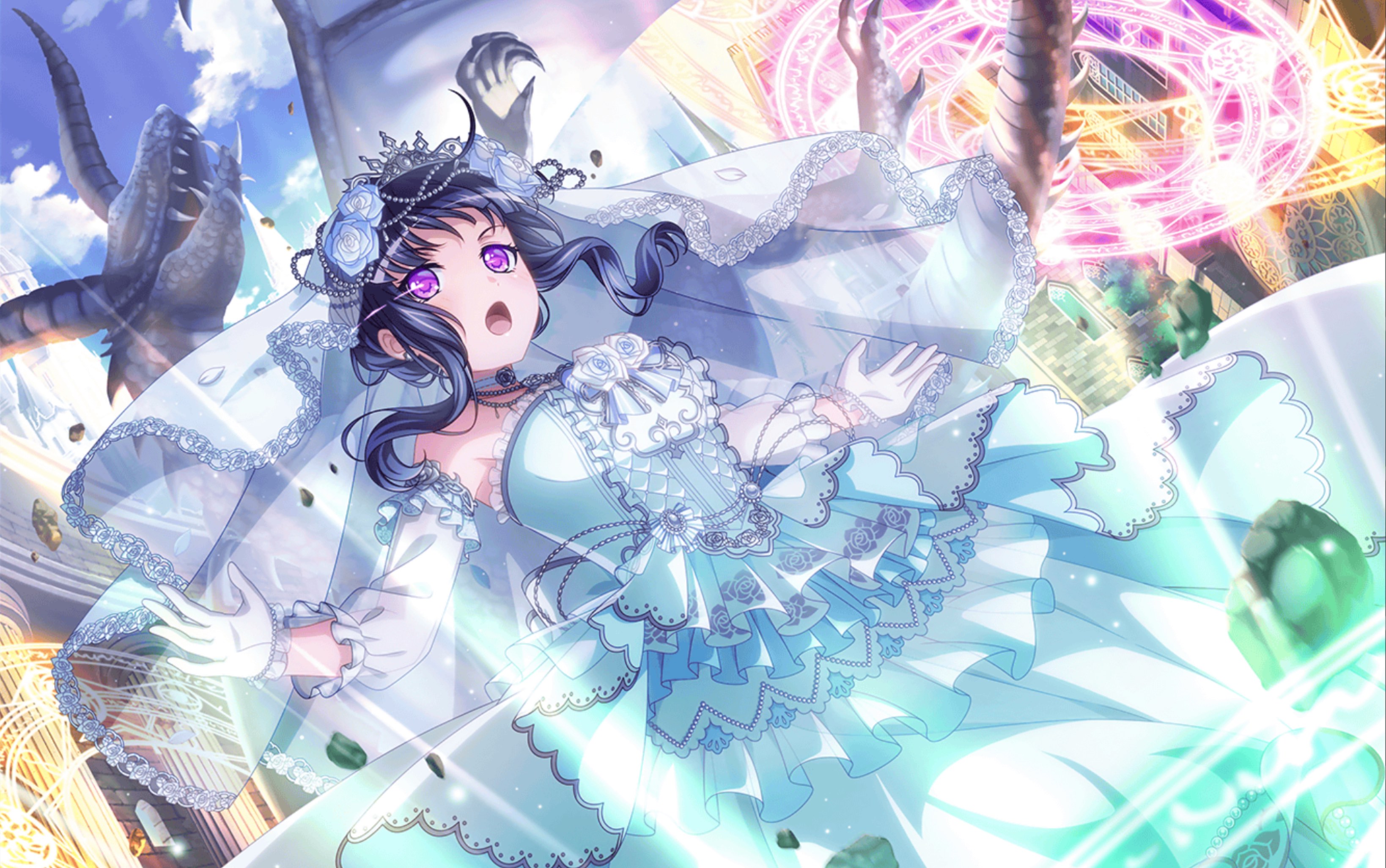 [bang dream!]黑婚纱live2d blessing chord