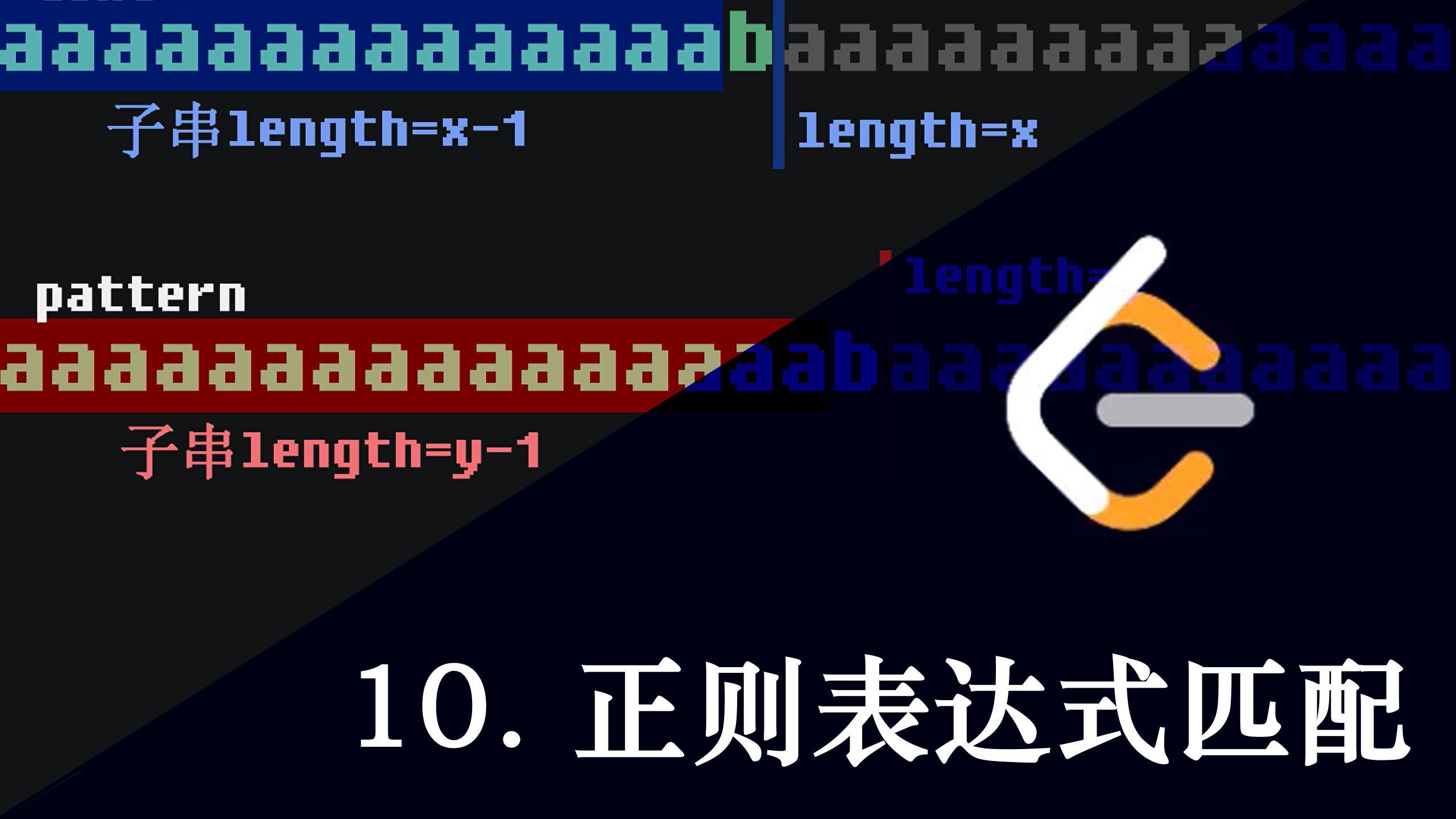 力扣算法第10题:正则表达式匹配 | 动态规划动态演示