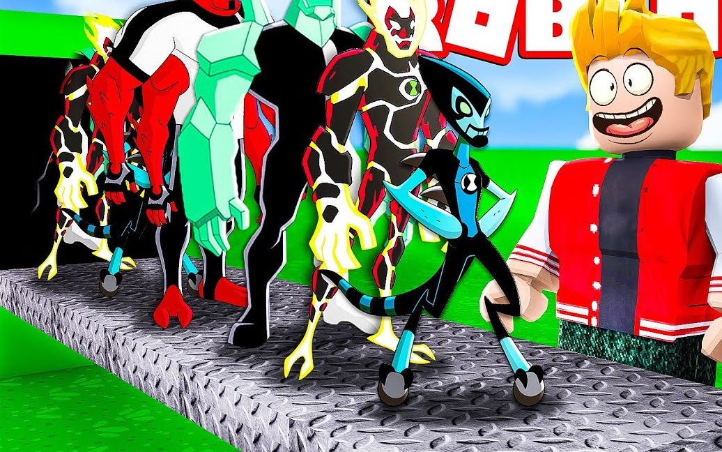 roblox少年駭客大亨 ben10外星英雄集結!野魔藤大戰閃電之星!