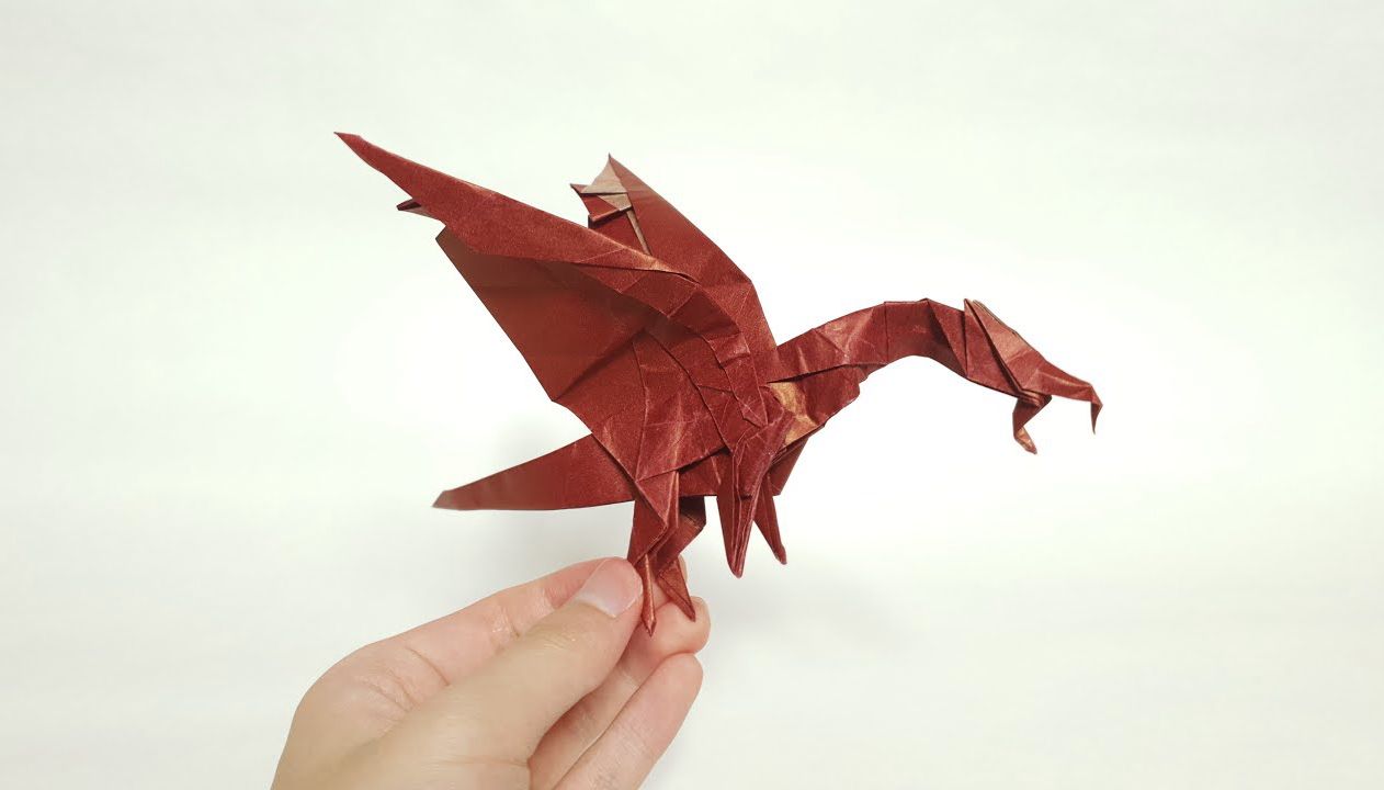 【siestaorigami】龙折纸教程 origami dragon