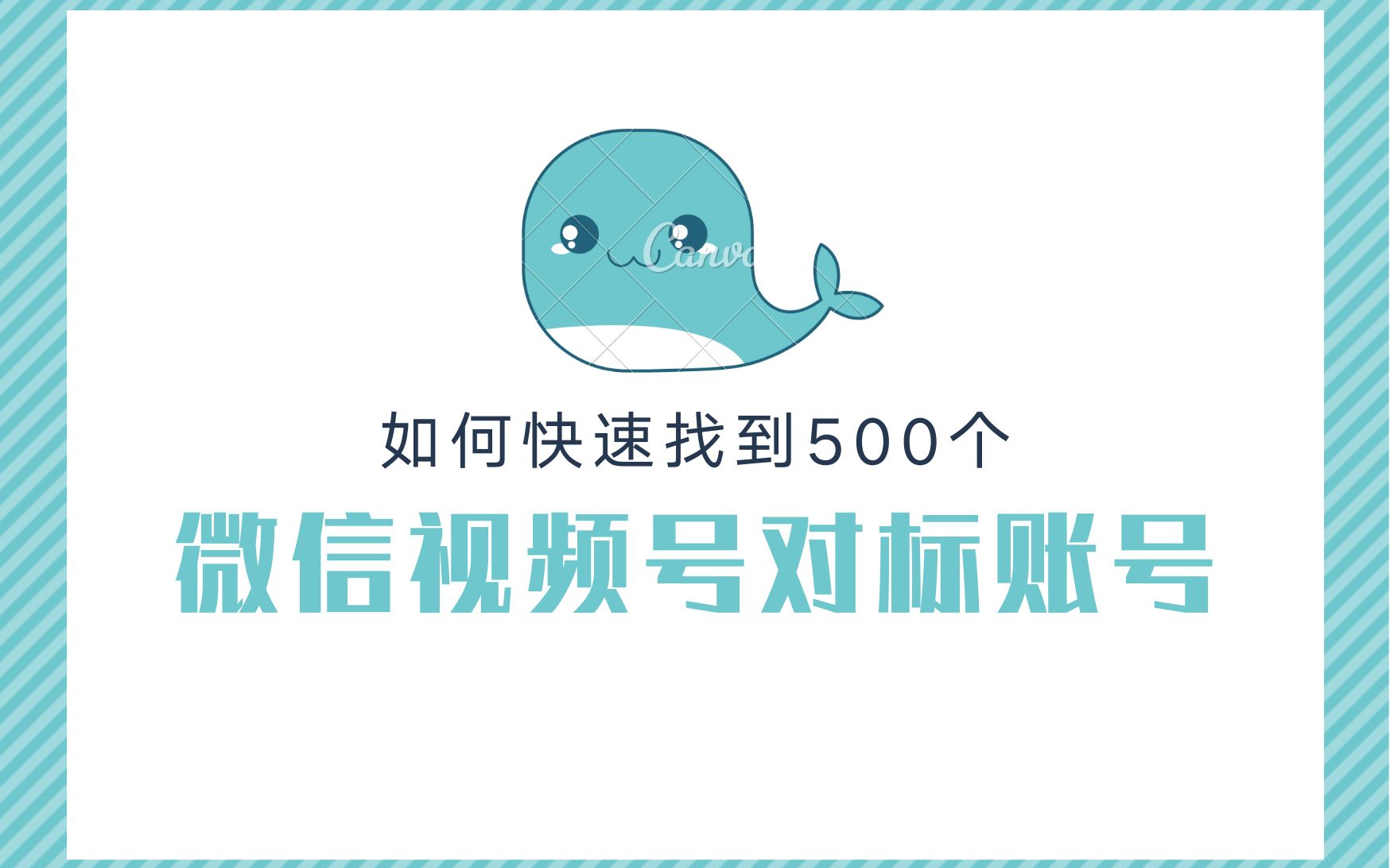 如何快速找到500个视频号的对标账号?哔哩哔哩bilibili