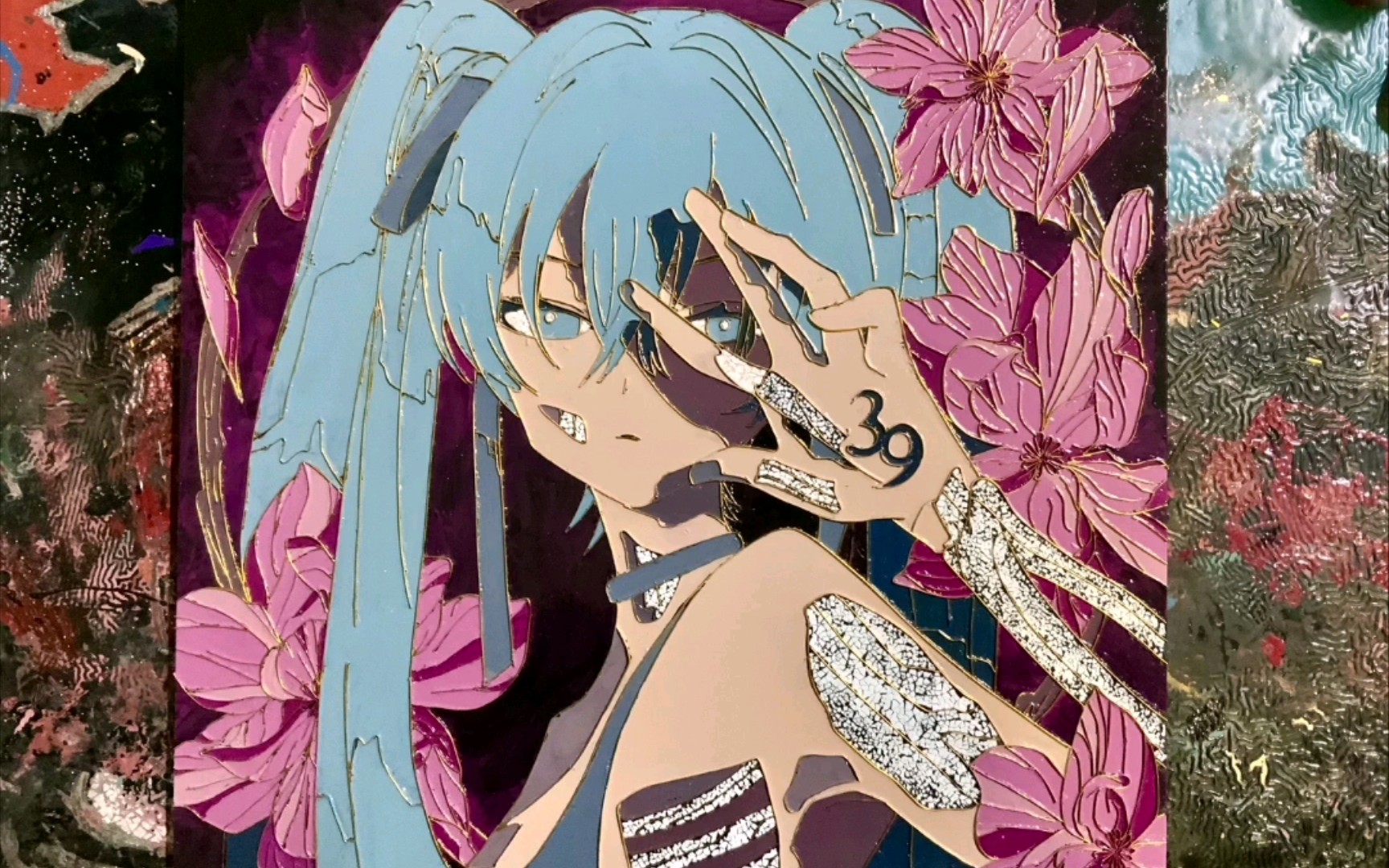 【漆画】《枯骨逢春》