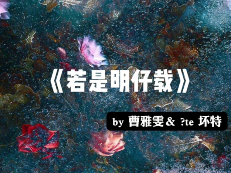 "若是明天,一切终将会过去…" 《若是明仔载》 by 曹雅雯&,?te 坏特