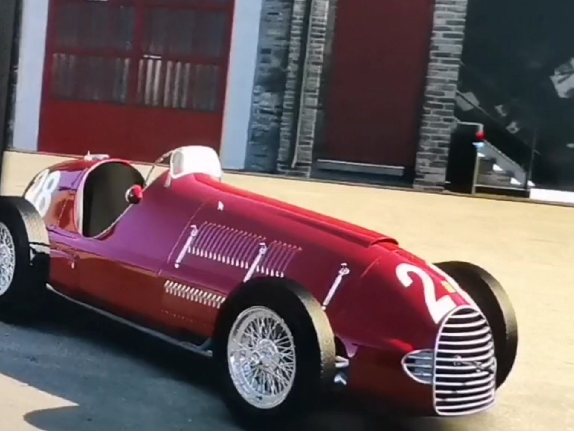 试驾法拉利史上第一辆f1