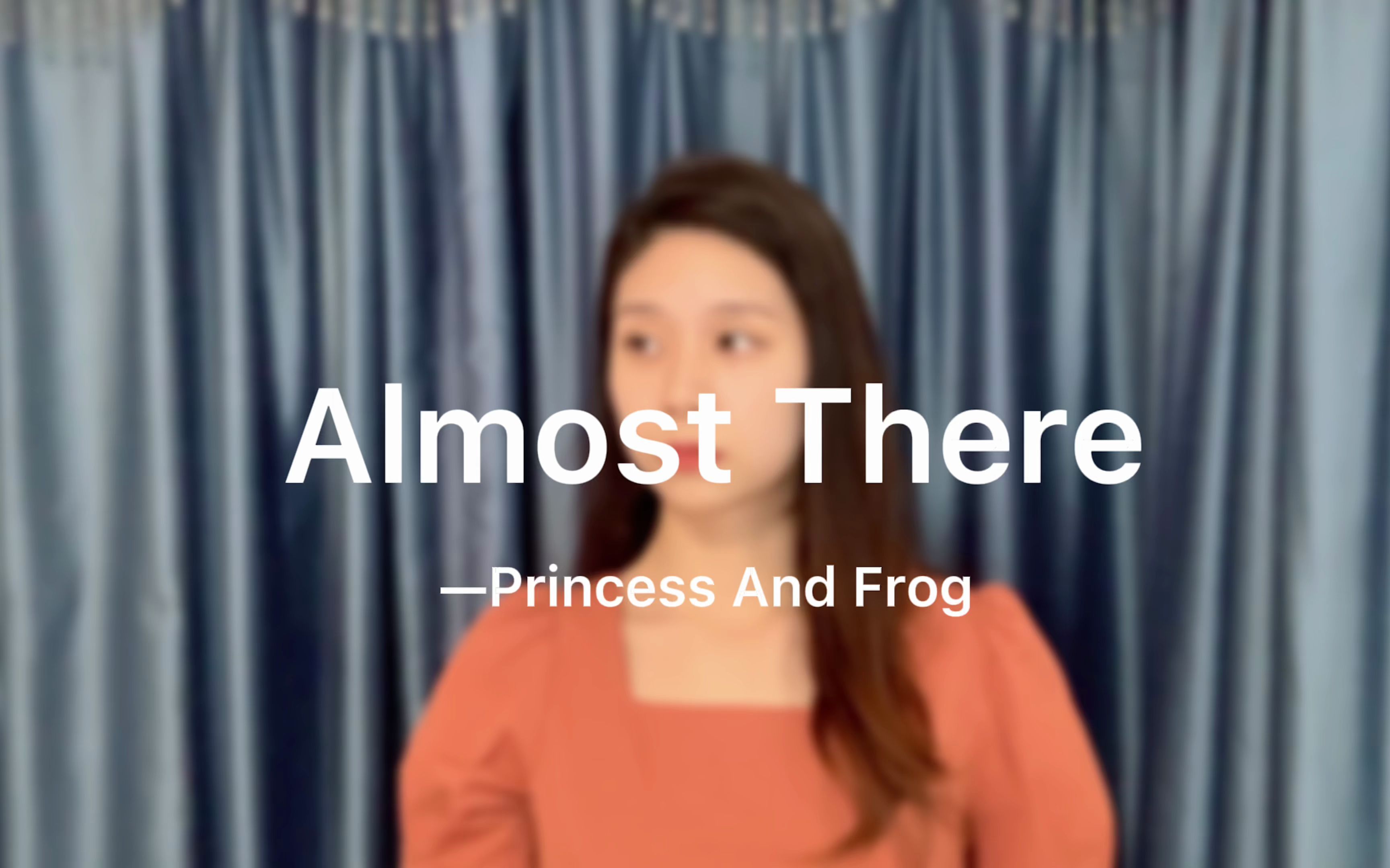 【2022音乐剧歌唱大赛】Alomst TherePrincess And Frog(迪士尼公主的爵士风格曲噢~)哔哩哔哩bilibili