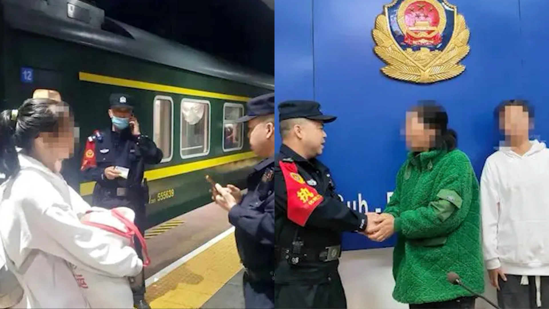 13岁女孩月考没考好，偷偷乘火车去杭州见网友，幸被铁警及时拦下