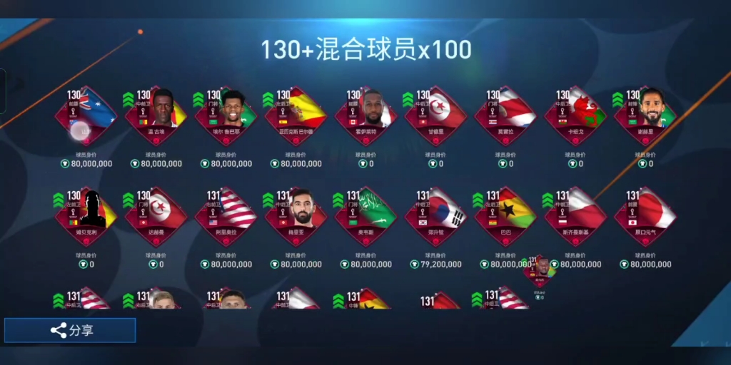fifa足球世界:还有比我更非的吗?一张138国旗卡都没出.