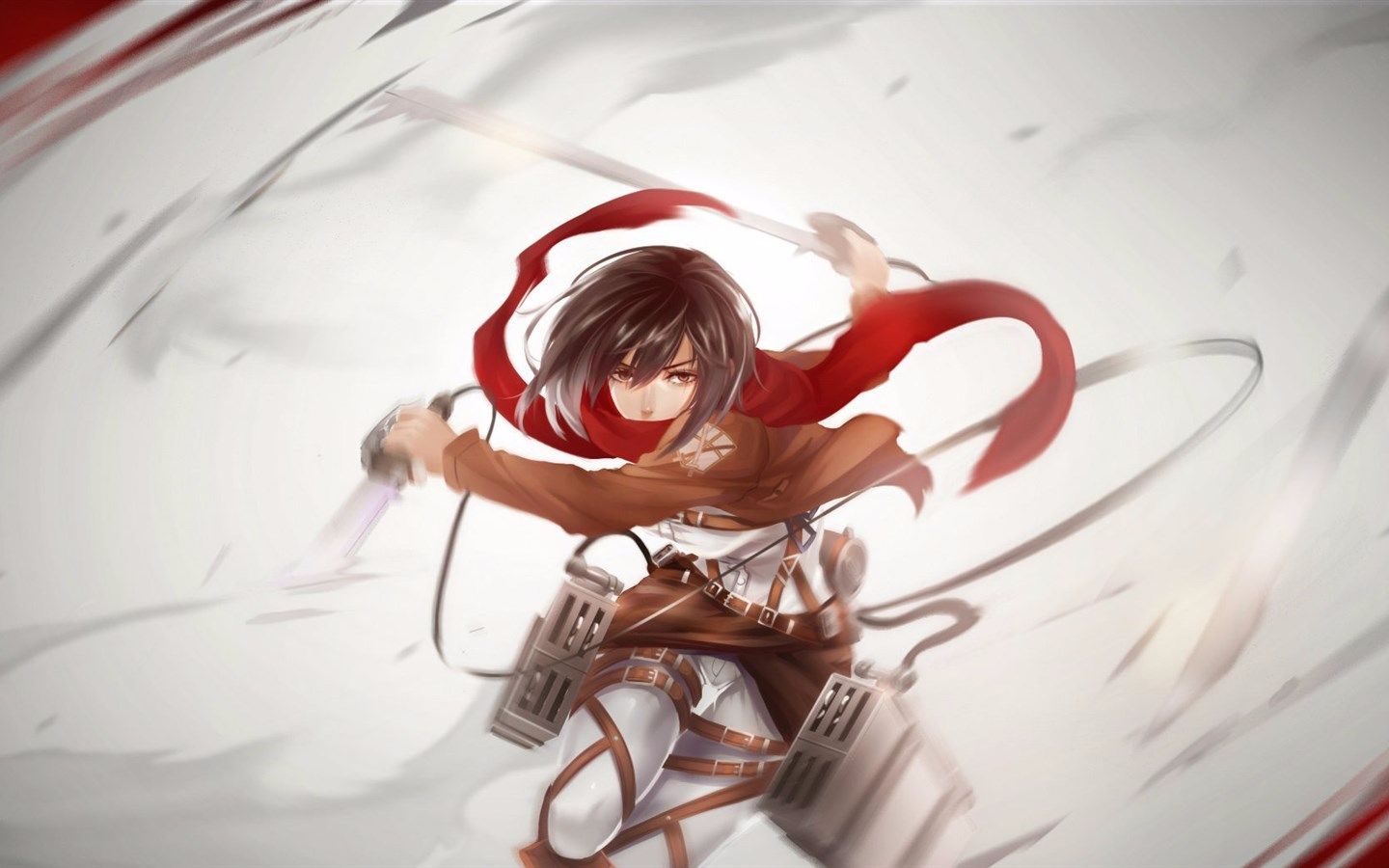 动漫进击的三笠超燃混剪