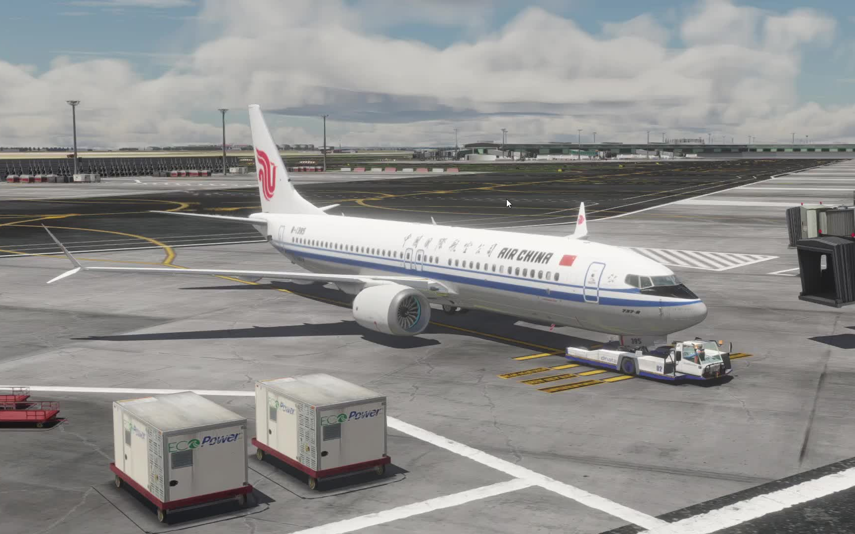 【x-plane 11】国航波音737-max8新加坡樟宜起飞