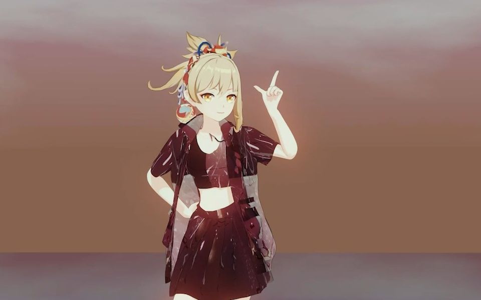 宵宫MMD/掉装备测试哔哩哔哩bilibili