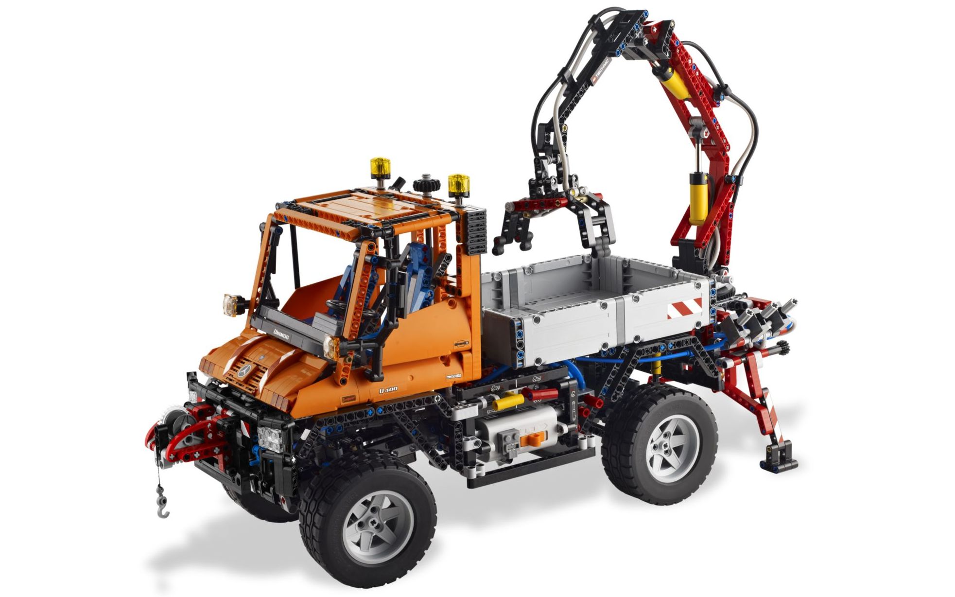 乐高 lego 8110 科技机械组 奔驰乌尼莫克卡车 2011速拼评测