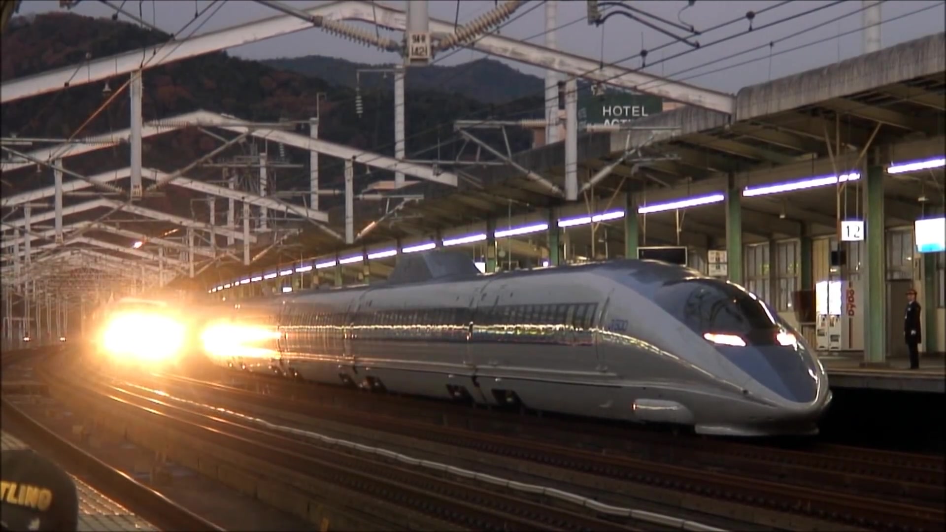 再见0系新干线 光号347 新山口站通过