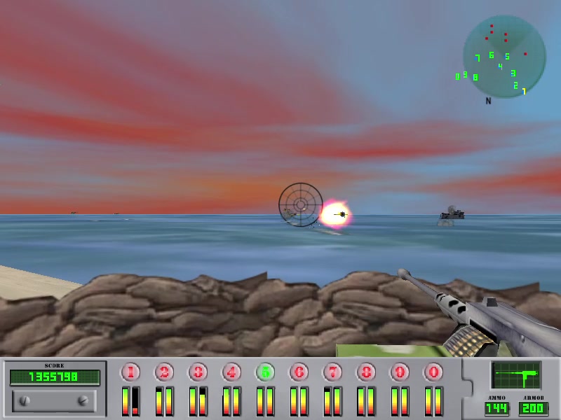 pacific gunner 抢滩登陆战2004 被人遗忘的老游戏