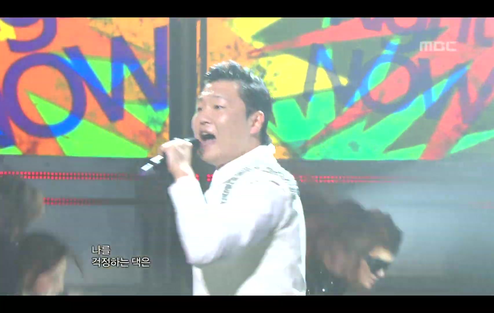 [图]（K-POP现场）PSY - Right Now, Music Core 20101106