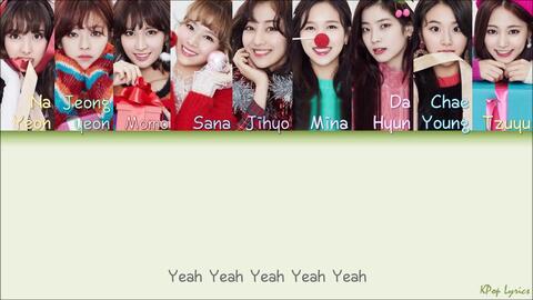 Twice Heart Shaker 歌词时长分配 哔哩哔哩 Bilibili