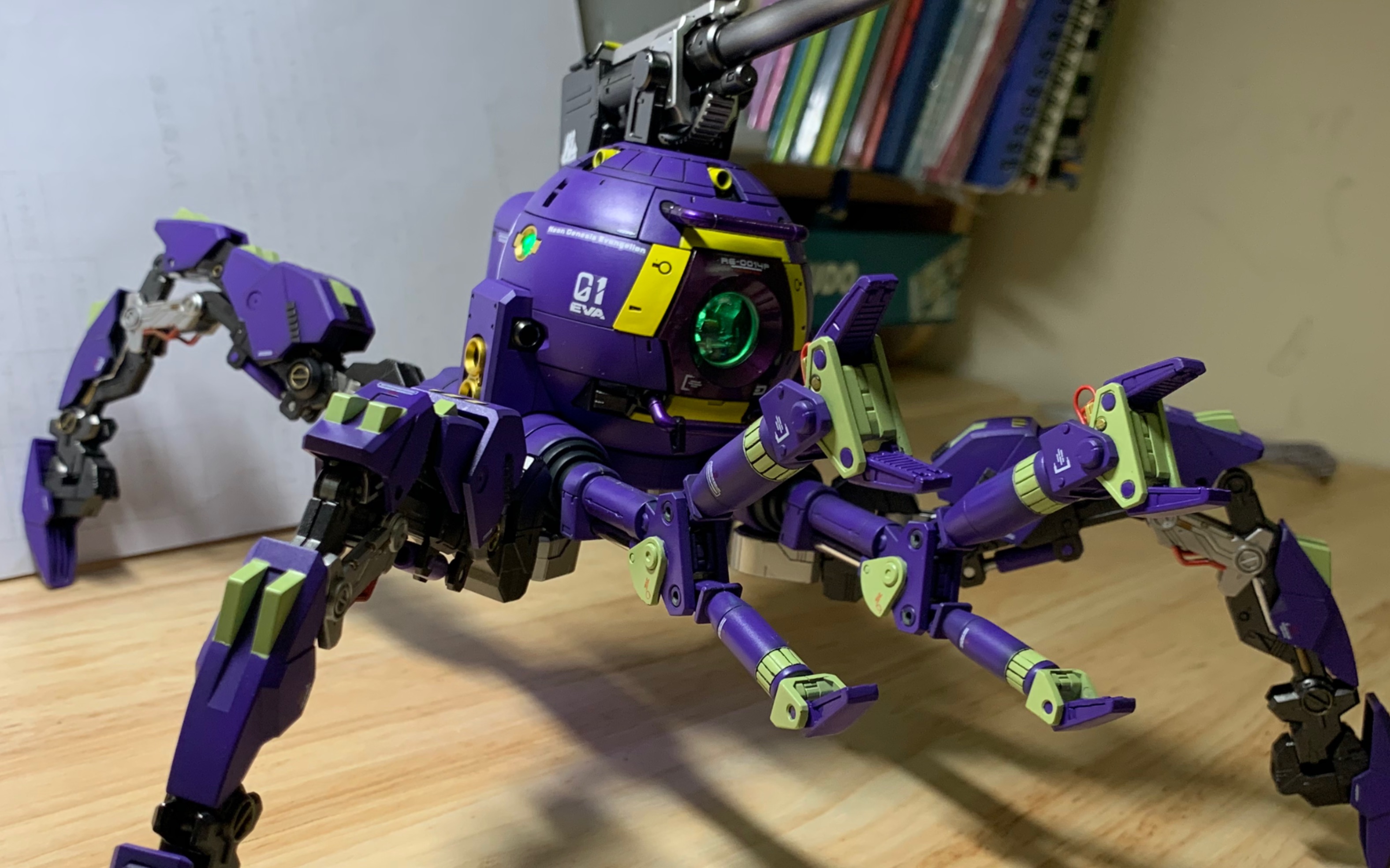 mg陆战铁球~初号机配色完结_哔哩哔哩_bilibili