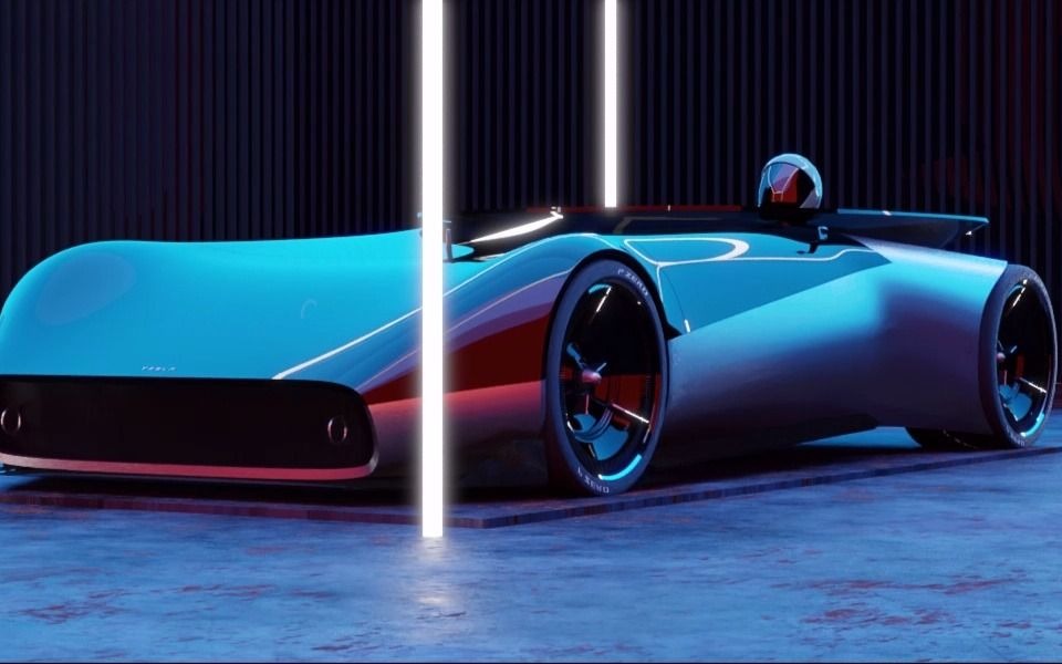 tesla个人设计项目:tesla starman concept