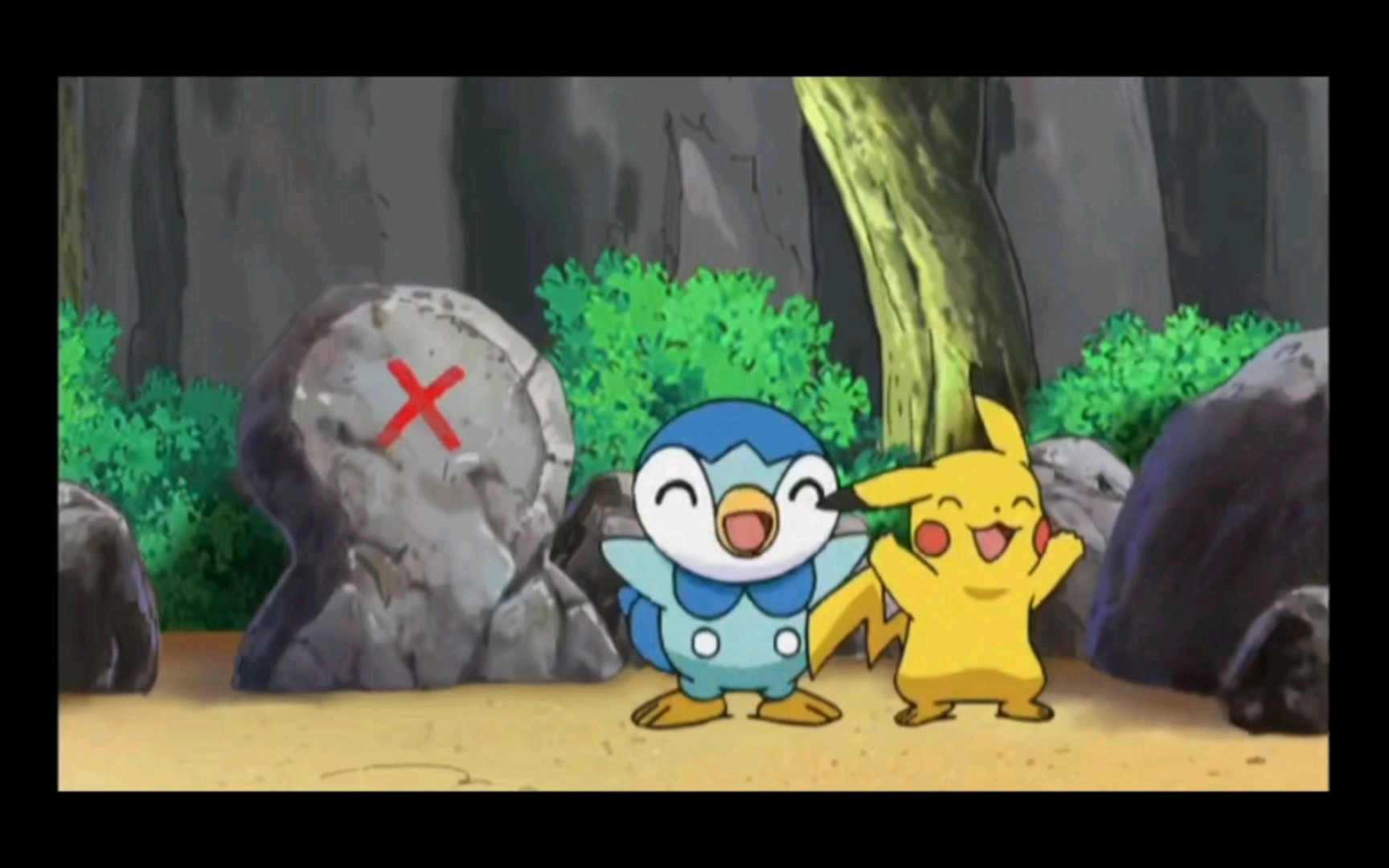 精灵宝可梦 小智带着孩子们练习扔球 波加曼和皮卡丘负责捡球