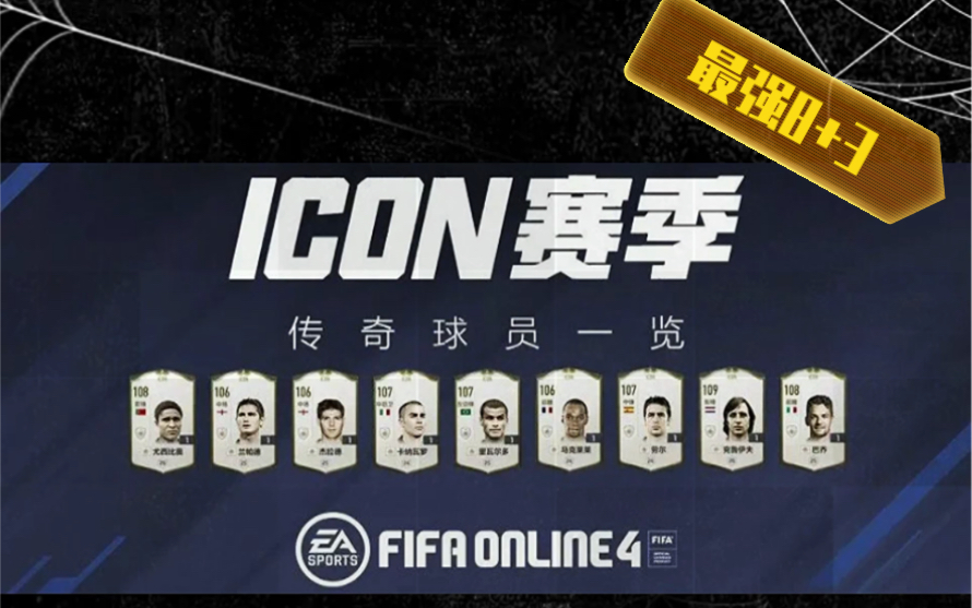 FIFAONLINE4最强套:ICON8+3