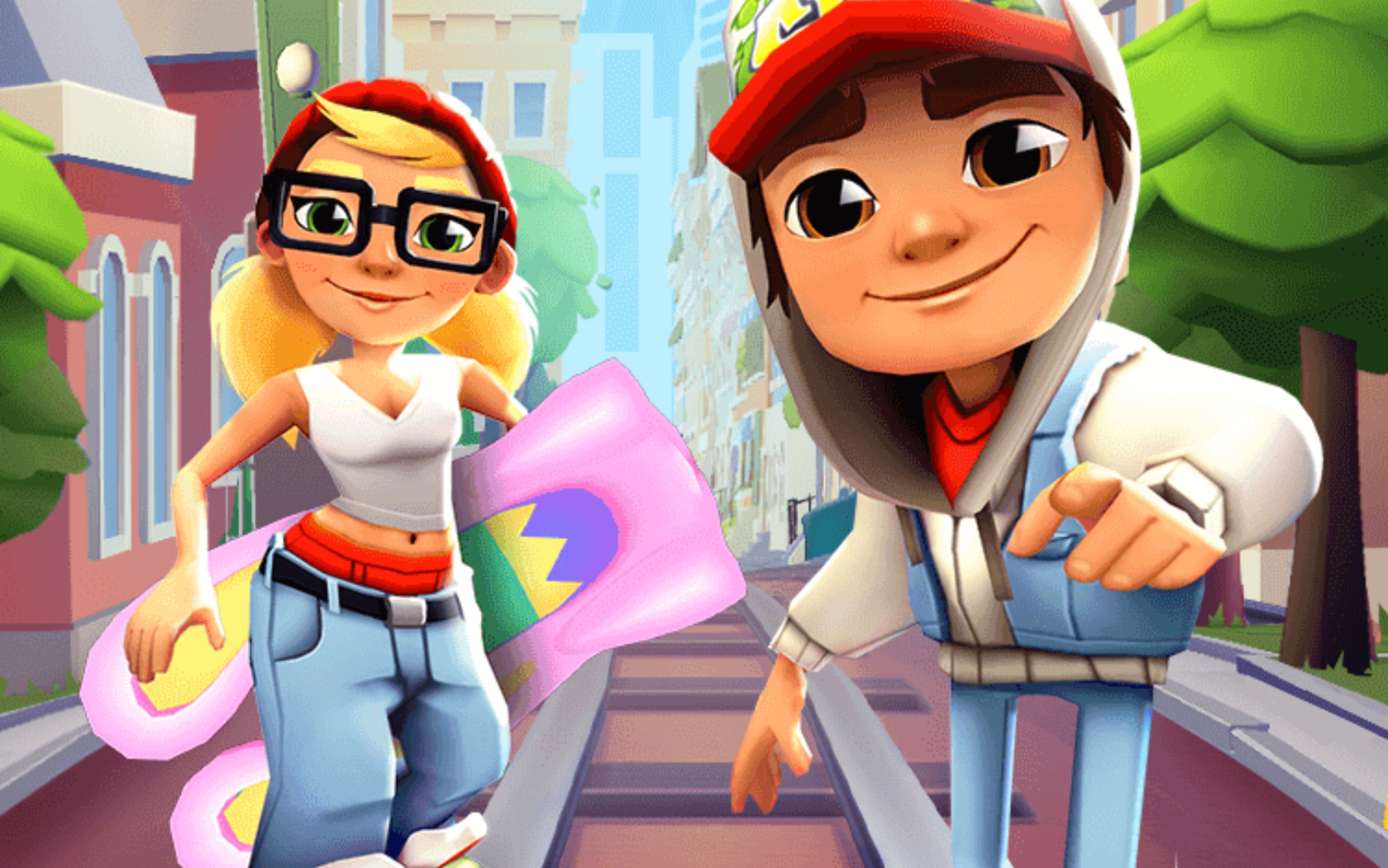 地铁跑酷(遛狗)