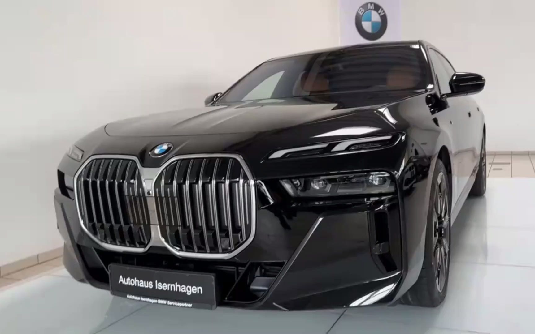 宝马740d实拍,内饰真漂亮