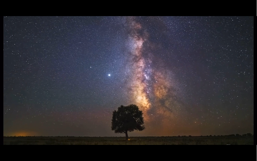 [图]星空、夜晚。盯着看很神奇