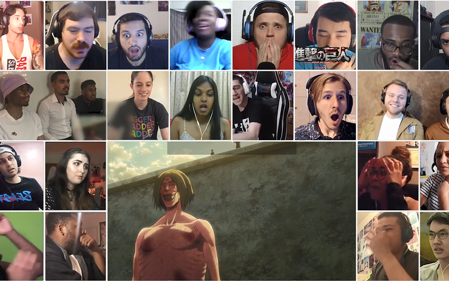 老外看进击的巨人第三季20集吃妈巨起源