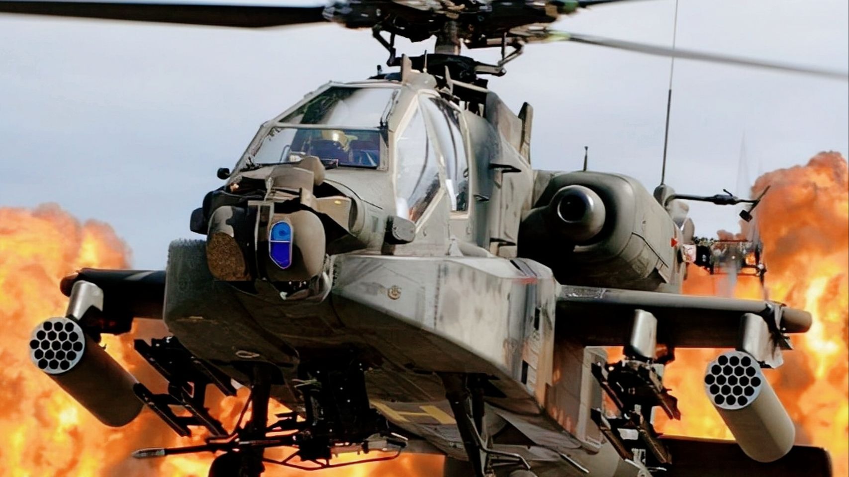 64d阿帕奇武装直升机冷启版 更新后部分功能展示