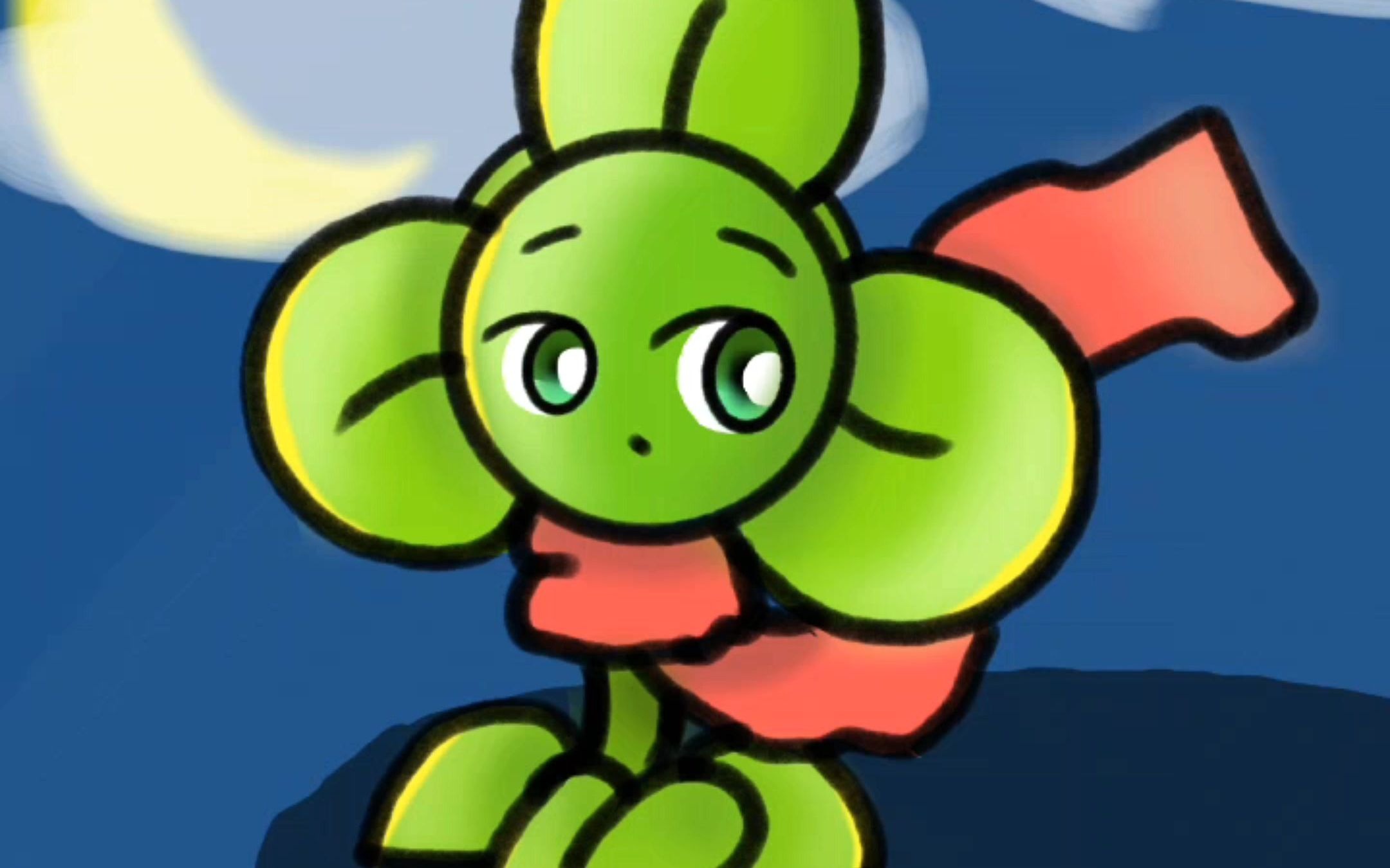 【萌-乐仔】(指绘#06)三叶草(324笔)