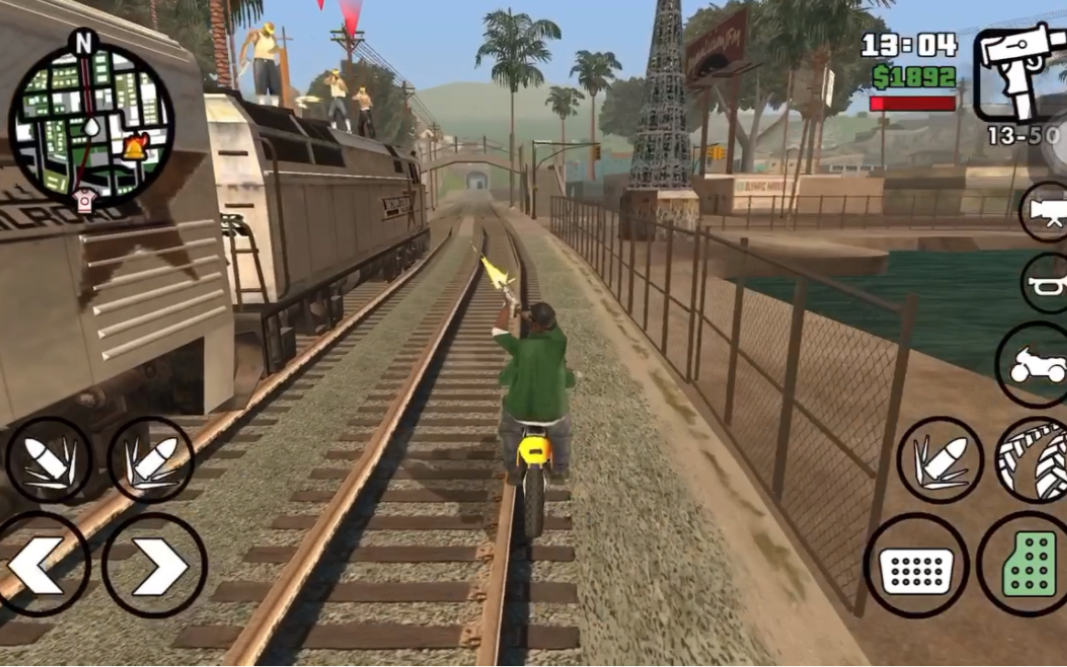 圣安地列斯:追火车任务,和别人一样,我失败了