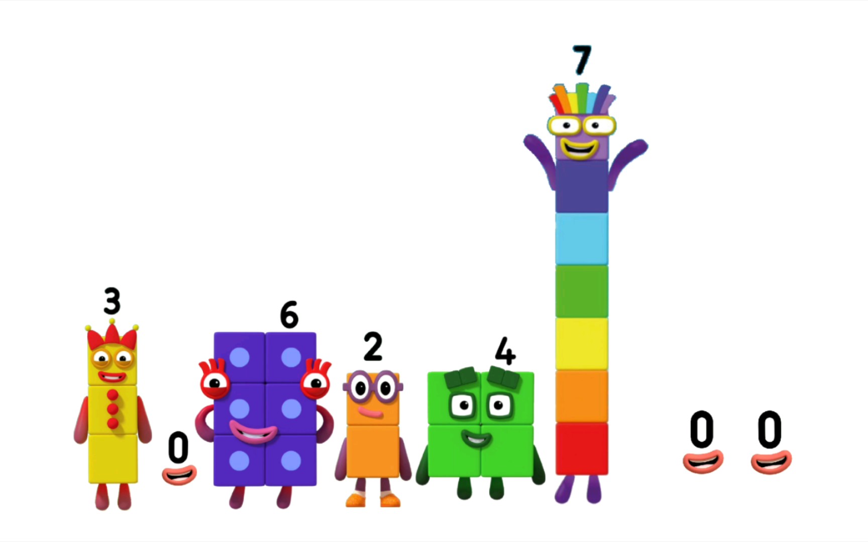 数字人生,但是数字方块 (numberblocks)