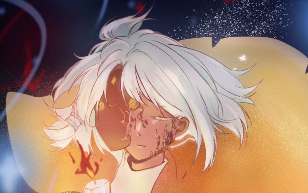 sky光遇绘画过程宿命的烛光