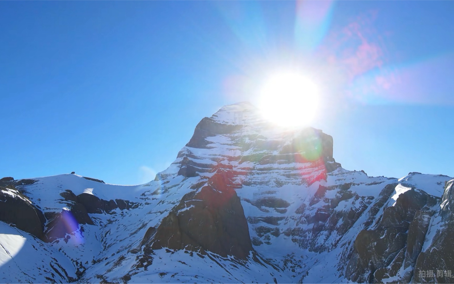冈仁波齐峰日出