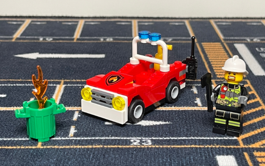 活动  乐高 lego 城市系列 拼砌包 消防小车 30347