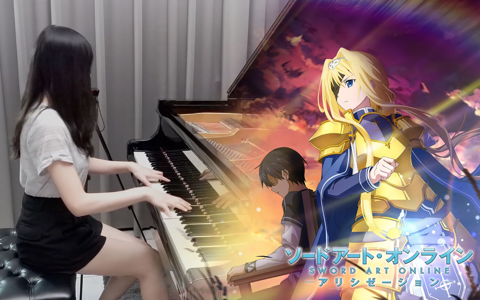 [图]【Ru's Piano】刀剑神域：Alicization War of Underworld「unlasting / LiSA」钢琴演奏 [附谱]