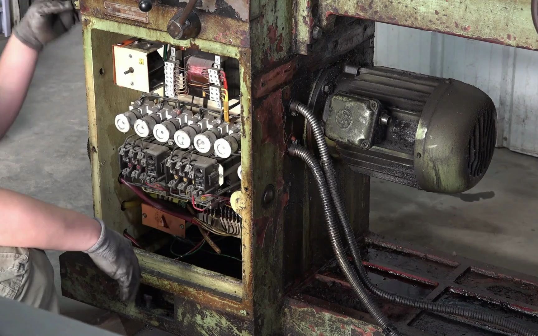 捷克tos s32车床 (拆解 02)