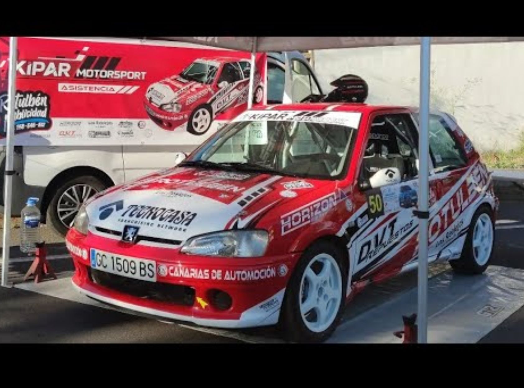 标致106爬山赛车载