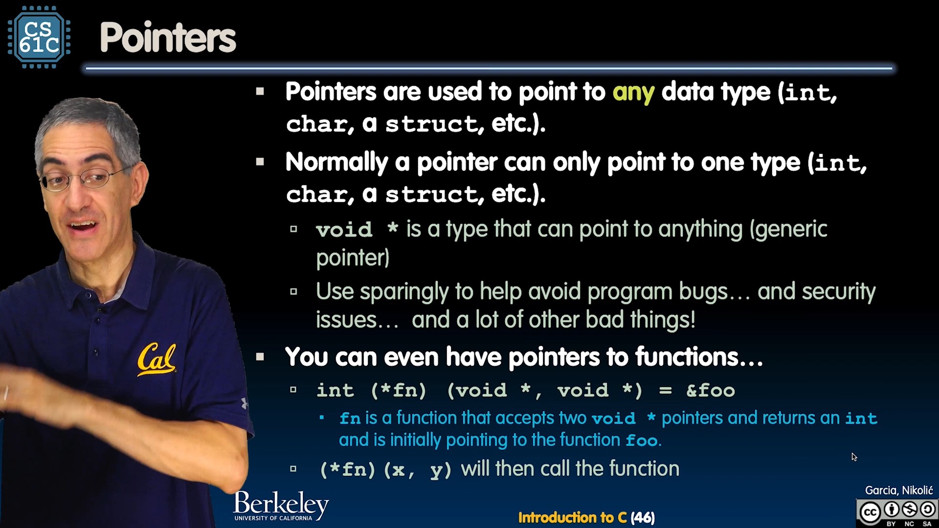 011  [CS61C FA20] Lecture 04.2  C Intro: Pointers, Arrays, Strings: Using Poin哔哩哔哩bilibili