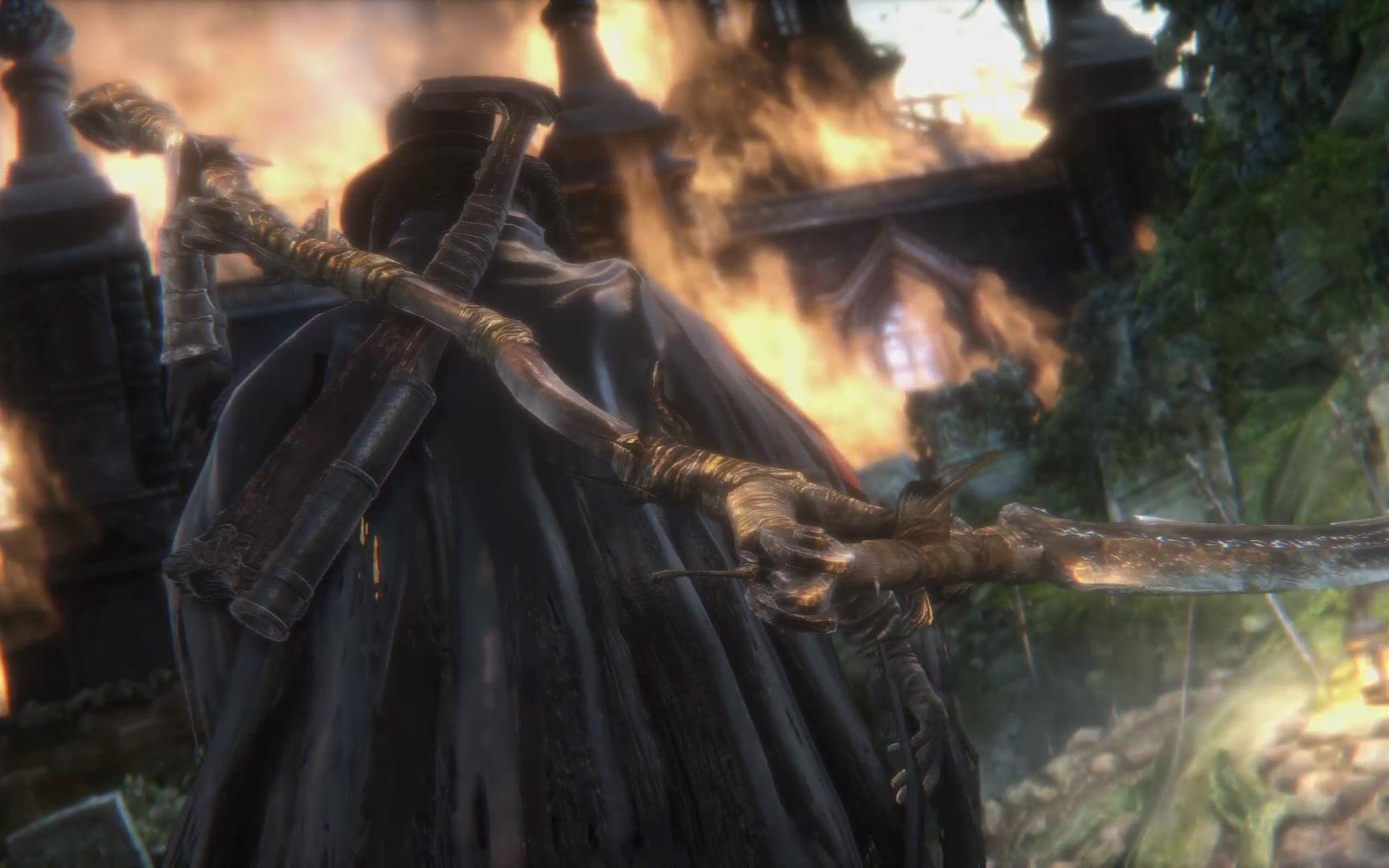 血源 二周目 格曼&月之血姬 真结局通关 含cg 新手首次打月神_哔哩