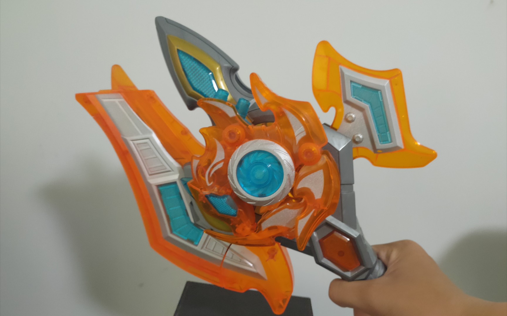 超级版铠甲勇士拿瓦武器熔麟刀麒麟熔斧音效展示